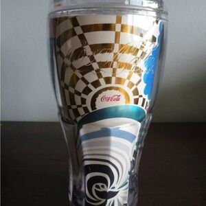 Royal Caribbean Coca-Cola Tumbler with Abstract Design